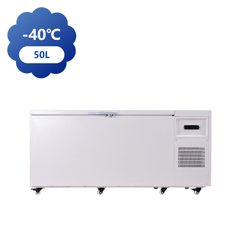 50L Grand congélateur froid profond de laboratoire horizontal à basse température - 40 degrés