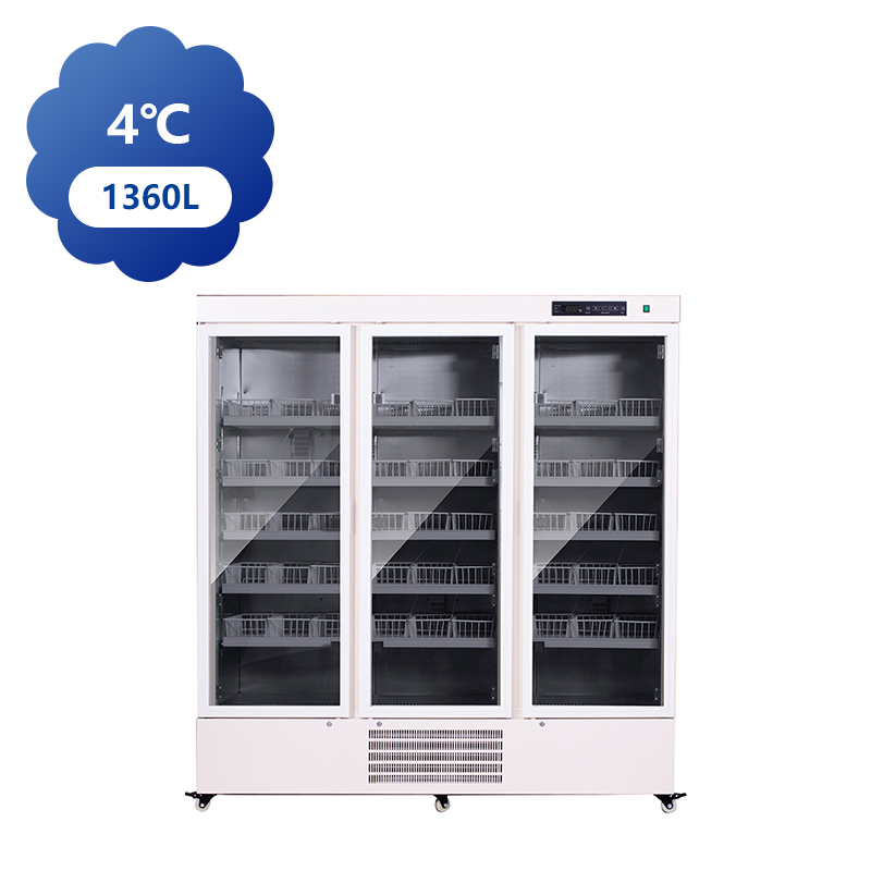 Big Blood Storage Réfrigérateur sans givre 4°C Banque de sang 1360L 