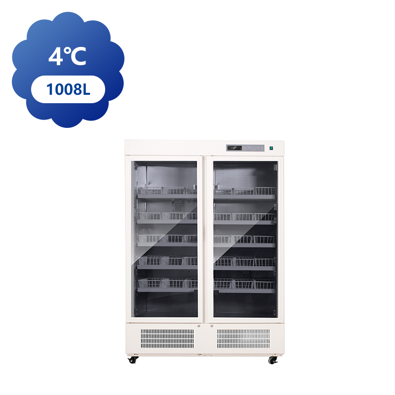 Fridge de banque de sang de refroidissement à air forcé pour laboratoire 