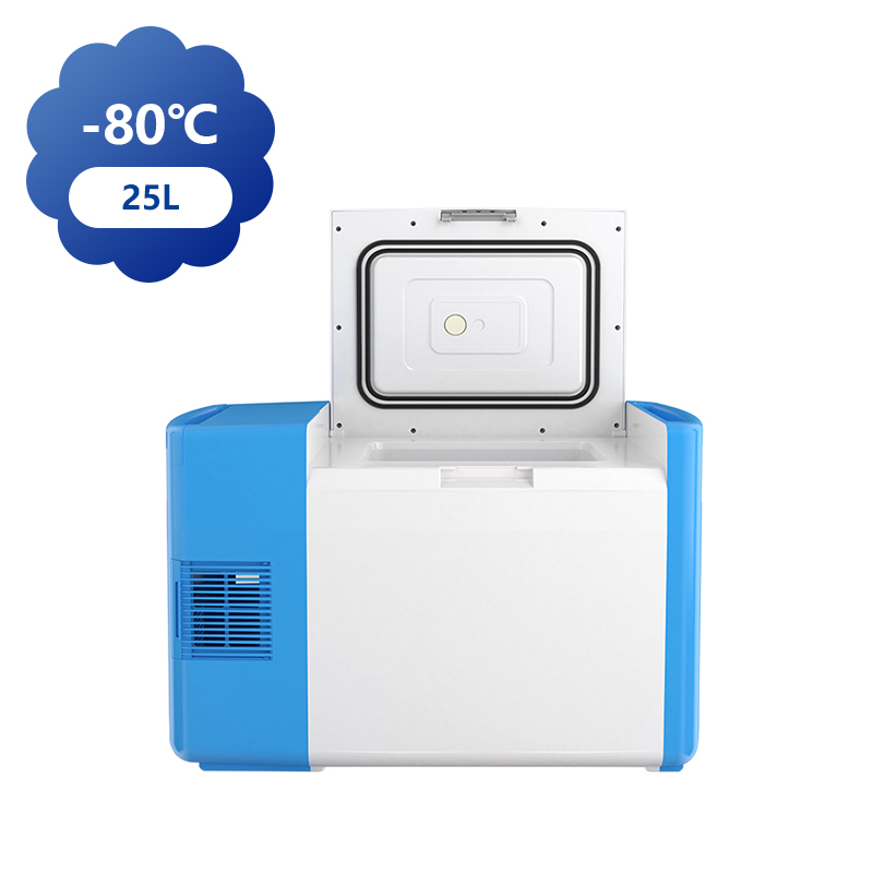 Congélateur portable -80 ultra-basse température DC utilisant